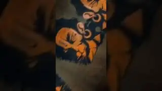 Professional #Hanuman ji drawing with created art # loud hanuman #hd viral status #