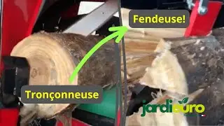 Le Combin&eacute; Bois de Chauffage Scie / Fendeuse jusqu'&agrave; 50cm !