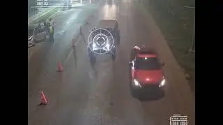 Conductor se da a la fuga en alcohol&iacute;metro, esto fue lo que sucedi&oacute;...