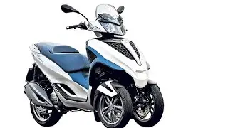 APRESENTACAO DA MOTO 300 CC PIAGIO DE 3 RODAS.