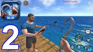 Raft Survival Multiplayer Online - Gameplay Walkthrough Part 2 New Servers (Android,iOS)