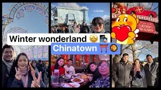 Winter wonderland London & Chinatown घुमघाम#winterwonderland#food #rupa Bindas 🥰😊😋💕