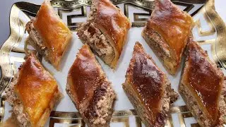 Пахлава - по Армянски !!! На любой праздничный стол!! Из Слоёного теста с Грецкими орехом 👍👍
