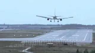 Icelandair Boeing 757 TF-IST Smooth Crosswind Landing at Helsinki-Vantaa Airport - HD Spotting #11