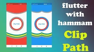 - كورس شامل يتضمن جميع جوانب Flutter - (كيفية عمل المنحنيات  clip path | CustomClipper)