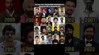 Actors First 100 Cr movie Year ll #actor #bollywood #yash #alluarjun #prabhas #ntr #srk #thalapathy