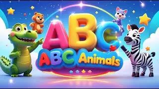 Alphabet Animals ABC Song 🐾 | 3D Cartoon Learning for Kids with Lucas