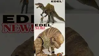 NEW D-REX ACTION FIGURE ! & SPINOSAURUS BY EDEL TOY | JURASSIC WORLD REBIRTH