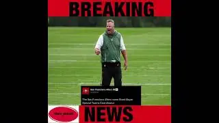 BREAKING NEWS #49ers NAME BRANT BOYER THE SPECIAL TEAMS COORDINATOR #49ers