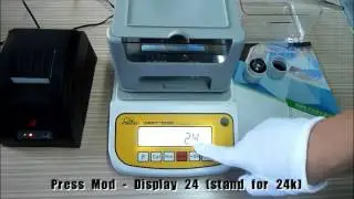 Gold Density Testing