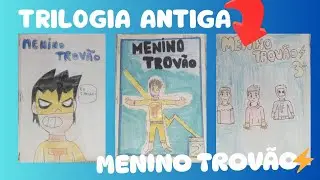 LENDO A TRILOGIA ANTIGA DE MENINO TROVÃO ⚡