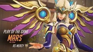POTG With the NEW Mercy Skin?! - Overwatch 2 Masters Mercy Gameplay