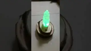 Selenite tower lamp