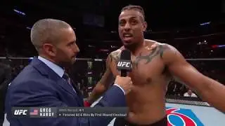 UFC Fort Lauderdale: Greg Hardy Octagon Interview