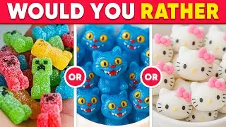 Would You Rather...? Candy & Sweets Challenge 🍭🦄🌈 Daily Quiz
