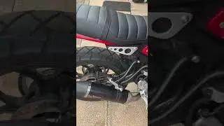 Yamaha XSR 125 Leo Vince Exhaust Sound - No DB Killer.