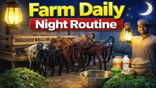Extreme Winter Night Farm Routine | Real Animal Care in Cold Weather