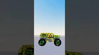 Here comes this ￼zombie ￼robot￼#monsterjam #monstertruck #roblox #robloxshorts