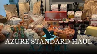 AZURE STANDARD Grocery Haul  w / PRICES // June