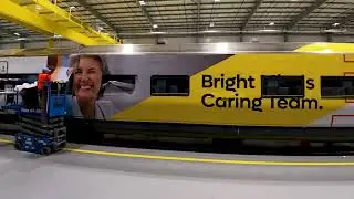 Orlando Health Branded Brightline Train Wrap