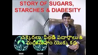 చక్కెరలు, పిండి పదార్ధాలు & మధుమేహం యొక్క కథ Sugars, Starches & Diabesity Story