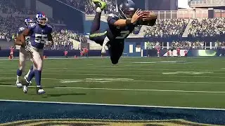 Madden 16 Seahawks vs Giants  EXHIBITION Game Play Xbox One