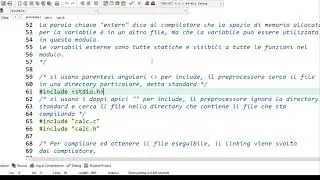 Linguaggio C - La programmazione modulare