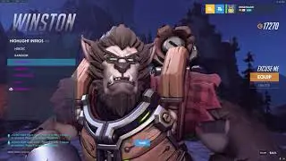 Werewolf Winston Skin 「 Halloween costume 2020 │Overwatch Legendary skin 」Showcase