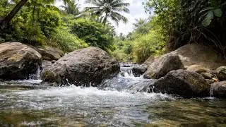 Peaceful River Flowing Water Sounds for Deep Relaxation, Stress Relief, Meditation, and Better Sleep