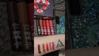 #Swatch #withme ! #NYX Smooth Whip matte lip cream! Gorgeous!
