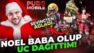 RASTGELE LOBİLERE GİRİP YENİ YIL HEDİYESİ VERDİM! (NOEL BABA OLUP) - PUBG Mobile YILBAŞI