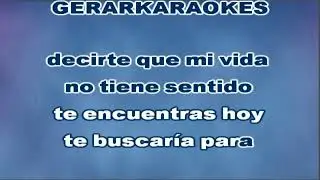 Te buscaria - Cristian Castro Karaoke Tono bajo. Doble