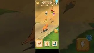 Dinosaur Shifting Run Level 049 Funny Race Gameplay Walkthrough #dinosaurshiftingrun  #shorts