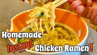ДОМАШНЯЯ ЛАПША РАМЕН &laquo;БЫСТРОГО&raquo; ПРИГОТОВЛЕНИЯ СО ВКУСОМ КУРИЦЫ ~СДЕЛАНО В NINJA FOODI