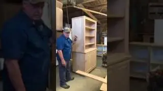 Concealed Gun Cabinet in Progress