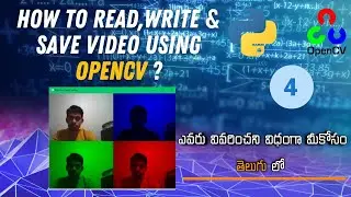 How to read write and save video using opencv?