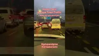 Horror Taxis in Cape Town Traffic (keep your wits about you)