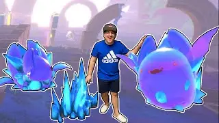 FIZ UMA CRIAÇÃO DE MORCEGOS CRISTALINOS NA FAZENDA DE GOSMAS PEGAJOSAS! - Slime Rancher 2