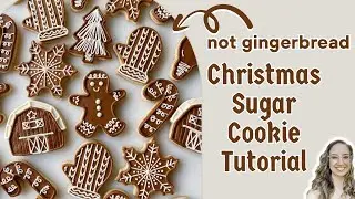 Christmas Gingerbread Sugar Cookie Decorating [7 Buttercream Sugar Cookie Tutorials]