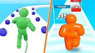 Rope-Man Run | Tall Man Run All Levels Trailer Android iOS Gameplay 4K Ep84