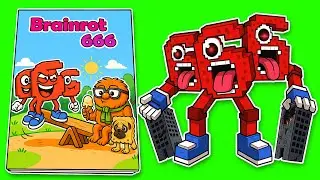 Изготовление ИТАЛЬЯНСКОЙ книги-игры BRAINROT 📚 (➕ 666 BRAINROT Squishy Surgery) DIY 브레인로트 밈