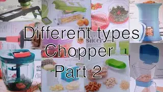 Multiple Types of Veg & Dry Fruit Cutter Different types Chopper Vegetable & Fruit Cutter Part , 2
