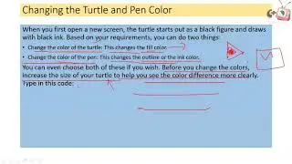 Programming in Python Basic 38 - Changing the Turtle & Pen color