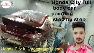 Car painting Honda City car painting step by step