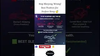 Stop Sleeping Wrong! Best Position for Perfect Sleep 😴 | #BrainNotely