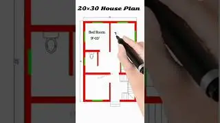 🏥🏩🏩🏩💒20 बाई 30 का प्लाट का नक्शा 🏘️🏘️🏘️🏘️