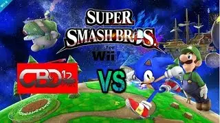 CBD12 VS Amiibos [Luigi & Sonic In Super Smash Bros Wii U]