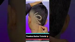 Flawless ASMR Barber Design with Step by Step 💈 ✨ Tutorial for beginner Barbers 🔥 @HowToFade