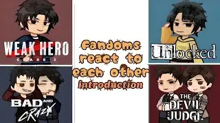 Fandoms react to each other [introduction] /2x speed/ ||rus/eng||