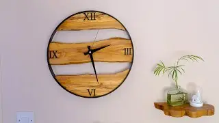 Recycled Olive Wood Wall Clock | DIY Wood Project